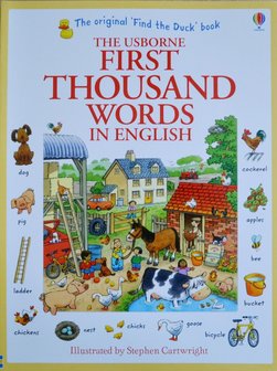 First Thousand Words in English - Heather Amery &amp; Stephen Cartwright