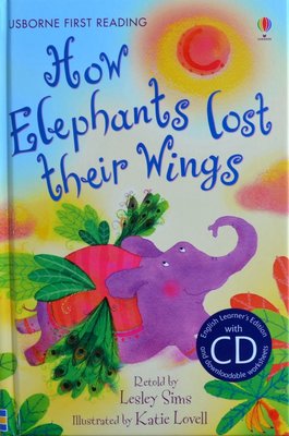 L. 2: How Elephants Lost Their Wings (Book CD) - Usborne First Reading