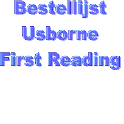 Bestellijsten Usborne First Reading